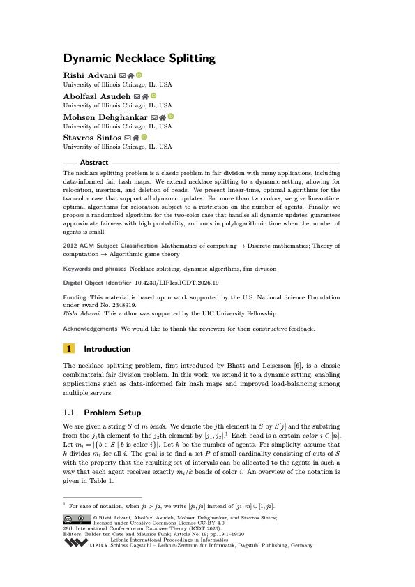 Illustration for the Dynamic Necklace Splitting paper