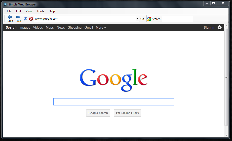 Simple Web Browser
