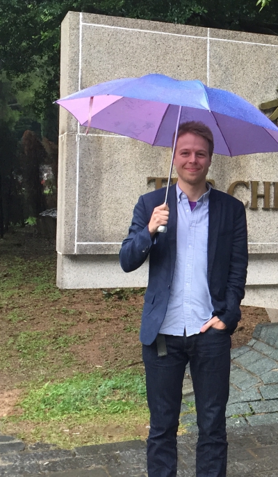 Peter Snyder, outside CUHK, 2015